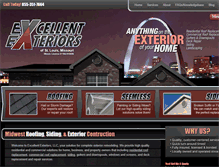 Tablet Screenshot of excellentexteriorsllc.com